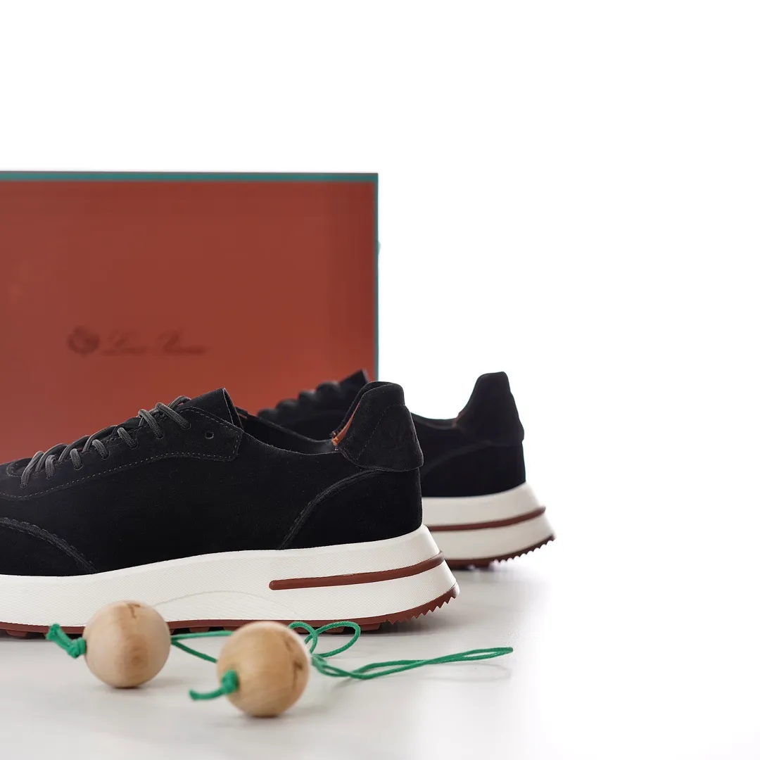 Factory price: 480💰 loro men's shoes💰iana/L men's shoes💰 Size: 38-45, customized 45 non-returnable Materials: The upper is made of elastic cloth for routing. Anti-fleece fabric is wrapped on the front and back to ensure stability. The back is equipped with a cushion to improve wearing comfort. Breathable mesh shoes. Elastic cloth inner𥚃 latex mesh insole. Sole I Men's Shoes💰Foam Combination T Men's Shoes💰U Outsole